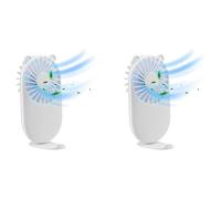 Wzxksoac 2X Handheld Mini USB Fan, Portable USB Pocket Fan Rechargeable with Holder, 3 Speeds Adjustable Design Suitable for Kids