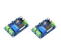 Wzxksoac 2X HCW-M631 DC6-40V Battery Charge Discharge Module with Voltmeter Undervoltage Overvoltage Protection Timing Function