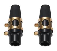 Wzxksoac 2X High Quality New Classical Music Alto SAX Mouthpiece Black for Saxophone Professional Plastic Cheap Useful