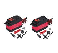 Wzxksoac 2X High Torque Waterproof 60Kg 180° DS5160 Metal Gear Digital Servo for RC Robot Car 1/6 Axial SCX6 1/5 Redcat Baja
