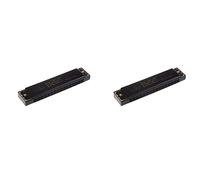 Wzxksoac 2X Kids Children Musical Instrument 32 Holes Metal Bee Harmonica Mouth Organ Black