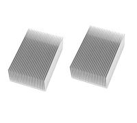 Wzxksoac 2X Large Aluminum Heatsink Heat Sink Radiator Cooling Fin for IC LED Power Amplifier