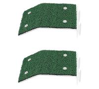 Wzxksoac 2X Lawn Turtle Basking Platform Turtle Resting Basking Platform, Simulation Grass Turtle Ramp for Turtle Tank, Reptile M