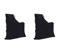 Wzxksoac 2X Leaf Blower Bag Zippered Bottom Dump Leaf Blower Vacuum Bag Collect Leaf for Garden Lawn Fits Blowers Vacuums