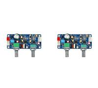 Wzxksoac 2X Low Pass Filter Subwoofer Preamp Amplifier Board Single Power DC 9-32V Preamplifier with Volume Adjustment