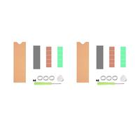 Wzxksoac 2X M.2 NVMe SSD Heat Sink 2mm for M2 2280 Solid State Hard Disk Copper Heatsink with Thermal Pad Laptop SSD Radiator