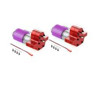Wzxksoac 2X Metal 370 Motor for C14 C24 B24 B36 MN D90 D99 MN99S RC Car Upgrade Parts,Red