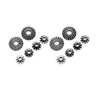 Wzxksoac 2X Metal Differential Gear 12402-A-1952 for 104009 12402-A 12401 12402 12403 12404 12409 RC Car Upgrade Parts