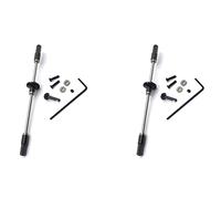 Wzxksoac 2X Metal Rear Axle Steel Gear Bridge Kit for MN D90 MN-90 MN96 MN98 MN99S MN45 1/12 RC Car Upgrade Parts Accessories