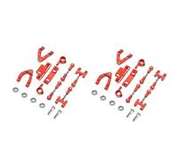 Wzxksoac 2X Metal Steering Cup Upper Lower Swing Arm Seat Steering Slider Turning Block for D12 1/10 RC Car Upgrade Parts,1