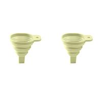 Wzxksoac 2X Novelty Silicone Folding Funnel Telescopic Long Style Funnels for Household Liquid Dispensing Green
