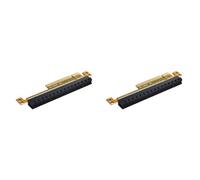 Wzxksoac 2X PCI-E Express 8X to 16X Extender Converter Riser Card Adapter Male to Female Extension