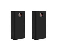 Wzxksoac 2X Portable Power Bank Protective Case 40000Mah Power Bank Silicone Case for Pea40 (Black)