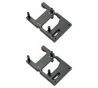 Wzxksoac 2X Rc Car Metal Steering Servo Warehouse Fixed Mounting Bracket for B14 B24 C14 C24 Q65 Mn D90 D99S Mn45,Black