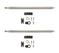 Wzxksoac 2X Steel Tube Pipe Assembly 3mm Ship Shaft for FT012 2.4G Brushless RC Boat Spare Parts