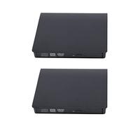Wzxksoac 2X USB 3.0 Mobile External Case for 12.7mm CD DVD BD-ROM BD-RE Drive Useful