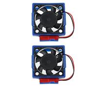 Wzxksoac 2X Velineon ESC VXL-3 VXL 3S Vxl-S3 Heat Sink Cooling Fan for Bandit Stampede Slash 2Wd / Parts