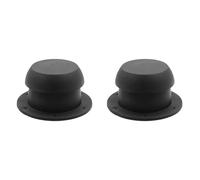 Wzxksoac 2X Vent Air Exhaust Fan Mushroom Head Shape RV Roof Motorhome Ventilation Cap for RVs Station Wagons Camping(Black)