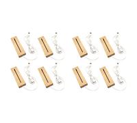 Wzxksoac 2X Wooden Rectangle Light Base,Wood LED Display Base Pedestal Light Lamp Stand for Acrylic,Crystal,Night Light,Resin Art