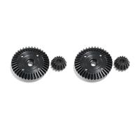 Wzxksoac 2X XV02 TT02 TT02B 45-Gauge Steel Complete Set of Differential Gear + Main Gear Set Steel Gear(D)
