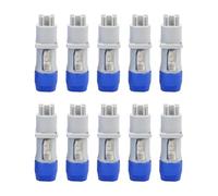 Wzxksoac 3 Pins Powercon Connector 20A 250V Plug Socket for Nac3fca Powercon Power Connector Plug White