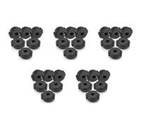 Wzxksoac 30 PCS Plastic Cymbal Nuts, Cymbal Nut for Percussion Drum Kit,Percussion Replacement Parts