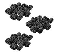 Wzxksoac 300Pcs Aquarium Bio Balls Fish Tank Filters Black 16MM
