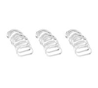 Wzxksoac 30Pcs Transparent Bag Handle Replacement D Shape Handbag Purse Handle for Handmade Beach Bag Handbags Purse Handles