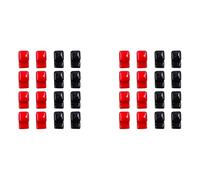 Wzxksoac 32 Pcs Loose Protector Battery Terminal Cover Battery Flexible Busbar Isolation Cover Terminal 280Ah Cells Insulation