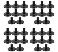 Wzxksoac 32Pcs Cymbal Sleeves 38x26mm Black Drum Cymbal Sleeves Replacement for Shelf Drum Kit