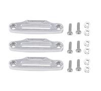Wzxksoac 3PC Aluminum Alloy Winch Rope Guide Metal Cable Guide for 1/10 RC Crawler RC Cars Bumper Decorative Parts