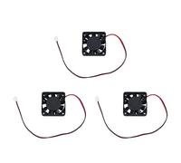 Wzxksoac 3pcs 40mm X 40mm X 10mm 4010 9 Blade Brushless DC 12V Cooling Fan