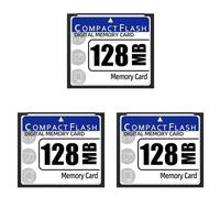 Wzxksoac 3X 128MB Compact Flash Memory Card for Camera, Advertising Machine, Industrial Computer Card