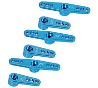 Wzxksoac 3X 25T Aluminum RC Servo Arm Horn for Futaba Savox Xcore HD Power RC Tools,Blue