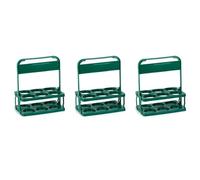 Wzxksoac 3X 6 Holes Carrier, Portable BBQ Party Beer Jar Holders, Basket for Kitchen Storage and Organisation