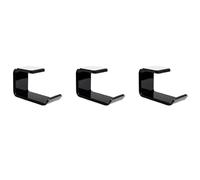Wzxksoac 3X Acrylic Headphone Bracket Wall Mounted Headset Holder Desk Display Stand Bracket Hanger Headphone