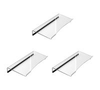 Wzxksoac 3X Acrylic Keyboard Holder,Acrylic Tilted Computer Keyboard Holder Clear Keyboard Stand for Ergonomic Typing Desk B
