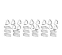 Wzxksoac 3X Boat Shape & Triple-Cornered Stainless Steel Tart Ring Tower Cake Mould Perforated Cake Mousse Ring