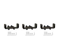 Wzxksoac 3X Brass Servo Mount Fit ES08MA II Servo for Axial SCX24 JLU C10 1/24
