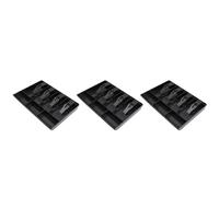 Wzxksoac 3X Cash Register Drawer - Tray Replacement 4 Bill/3 Coin Cash Register Insert Tray,12.6 x 9.6 x 1.4Inch