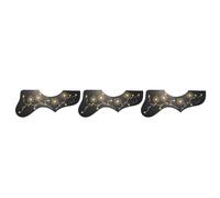 Wzxksoac 3X Flower Decoration EJ200 Style Acoustic Guitar Pickguard, Black