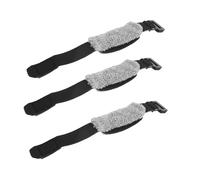 Wzxksoac 3X Guitar Fret Strings Mute Dampeners Muter Wraps Acoustic Classic Guitars Bass Ukulele Instruments Accessories Gray
