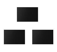 Wzxksoac 3X Guitar Pickguard Sheet Scratch Plate Blank Material 1 Ply Black 43 x 29 cm