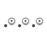 Wzxksoac 3X Metal Differential Driving Gear 12401-1638 for 104009 12402-A 12401 12402 12403 12404 12409 RC Car Parts