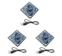 Wzxksoac 3X OV9732 1MP Camera Module 100 Degree 1280x720 30FPS Camera with 3 Meter Cable Free Driver Manual Focus