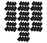 Wzxksoac 4.6 in x 4.6 in x 9.5 in Black Soundproofing Insulation Bass Trap Acoustic Wall Foam Padding (80PCS, Black)