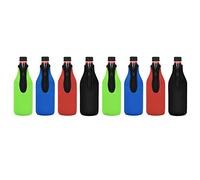 Wzxksoac 40 Pack Beer Bottle Insulator Sleeve Keep Drink Cold,Zip-Up Bottle Jackets,Beer Bottle Cooler Sleeves,Neoprene Cover