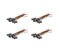 Wzxksoac 40 Pcs 616E 4P4C RJ9 Female Telephone Connector Adapter W 4 Wires 8cm