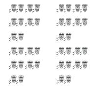 Wzxksoac 40 Pcs Handheld Mic Holder Microphone Speaker Hang Up Clip for CB CM300 GTX800 HLN9073 GM360 Radio