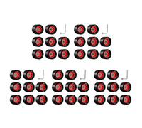 Wzxksoac 40Pack 95A 58mmx39mm,Indoor Quad Roller Skate Wheels,PU Wear- Wheels Double-Row Roller Skates Accessories